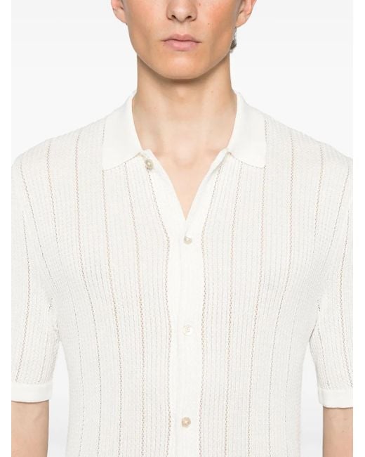 Calsa A Maglia Undici di Eleventy in White da Uomo