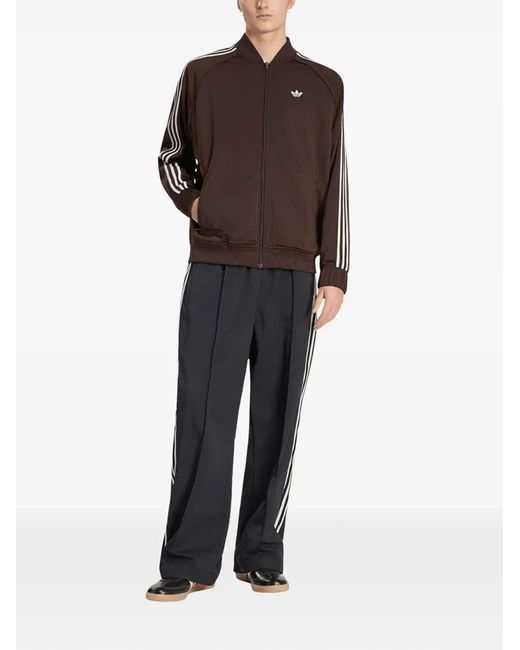 Adidas Brown Britcore Superstar Track Jacket for men