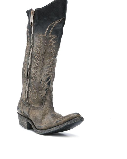 golden goose distressed boots