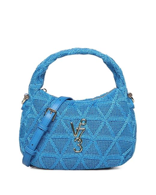 V73 Blue Dalia Shoulder Bag