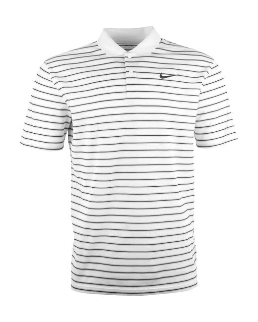 Nike White Dri-Fit Victory Polo Shirt for men