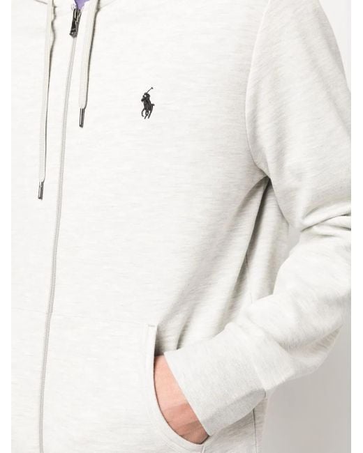 Polo Ralph Lauren White Polo Pony Hoodie for men