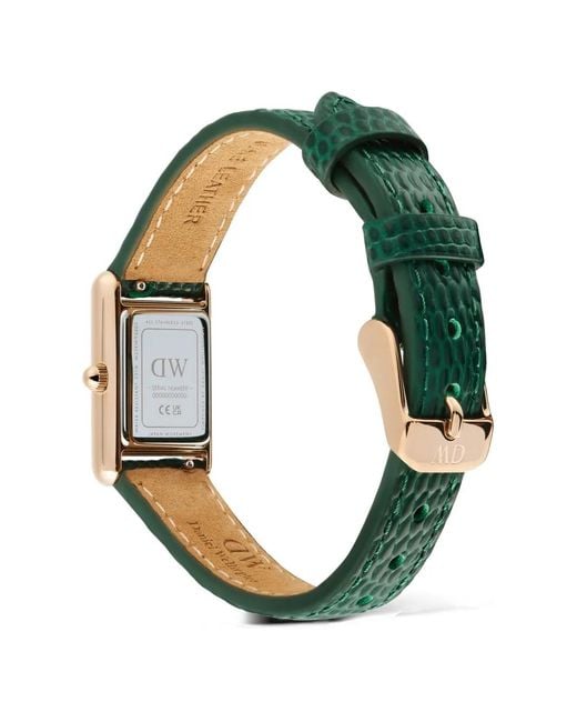 Daniel Wellington Green Montre Bound Mini 17 X 25 Mm