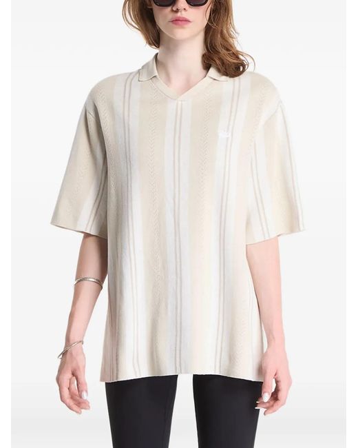 PATTA White Knitted Striped T-Shirt