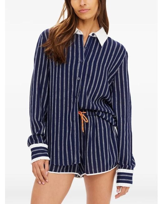 The Upside Blue Belize Bobbi Shirt