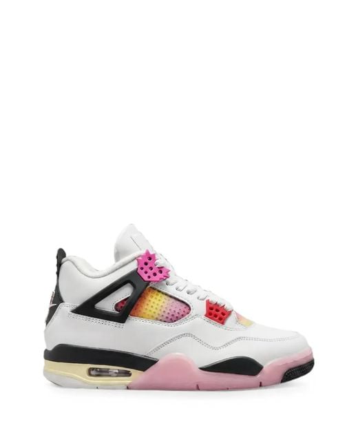 Nike White Air 4 Retro Lace-Up Sneakers for men