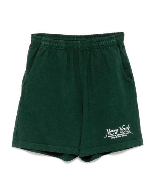 Sporty & Rich Ny 94 ショートパンツ Green