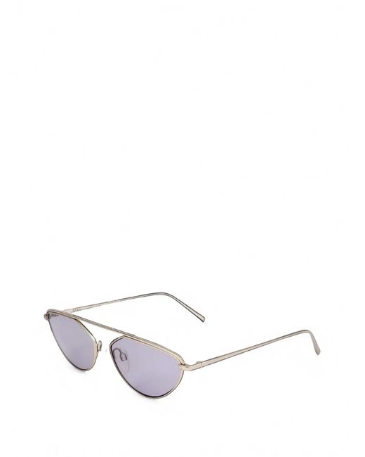 DKNY White Crystal-Embellished Geometric-Frame Sunglasses