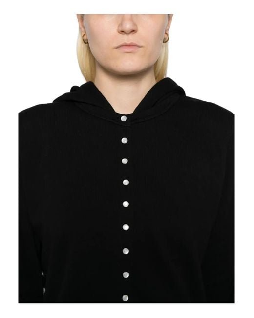 Agnes B. Black Button-Up Jacket