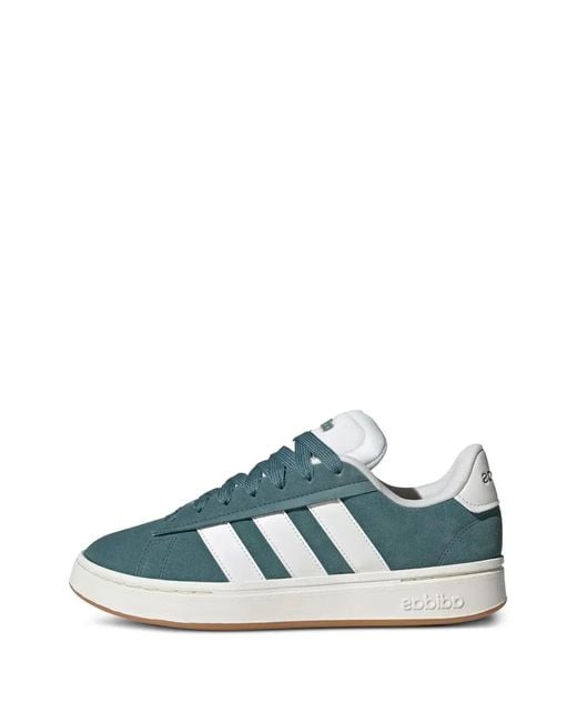 Adidas Green Grand Court Alpha Sneakers for men