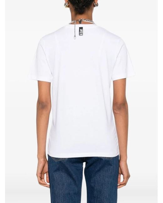 Lutz Huelle オーガニックコットン Tシャツ White