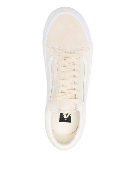 Vans White Suede Sneakers