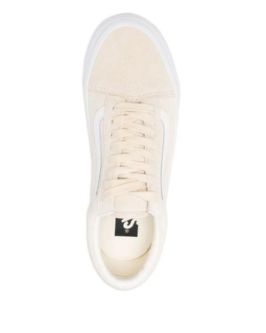 Vans White Suede Sneakers