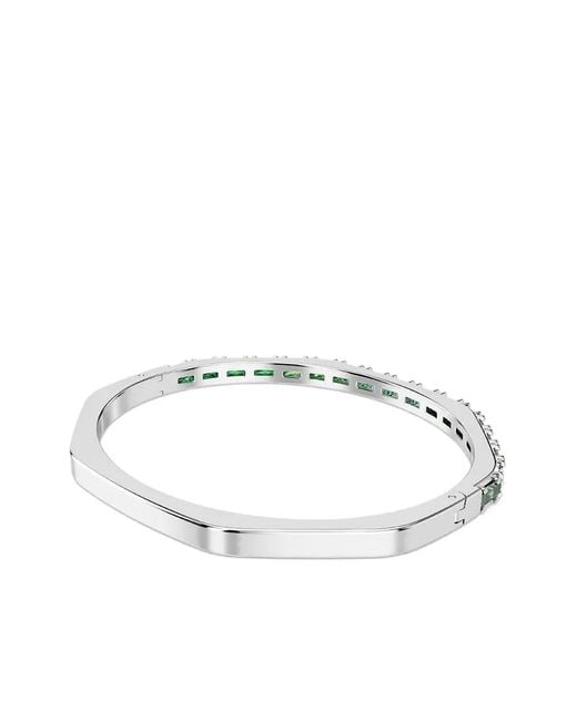 Swarovski White Matrix Octogon-Shape Bangle