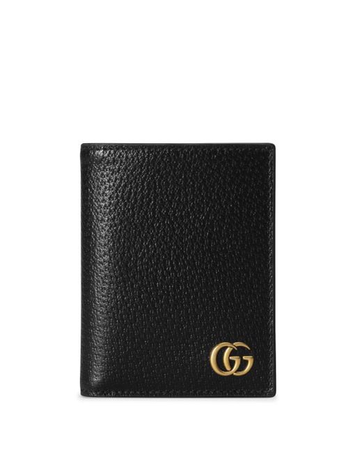 Gucci GG Marmont Leren Lange Portemonnee in het Black voor heren