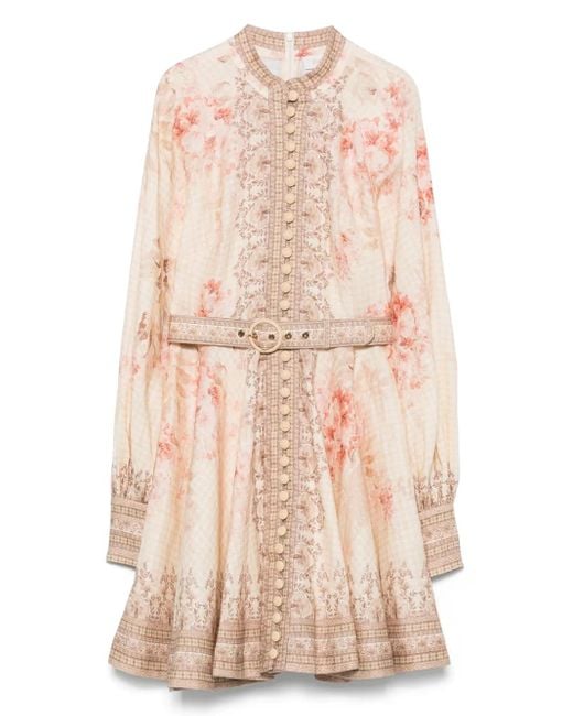 Zimmermann Illuminate ミニドレス Natural