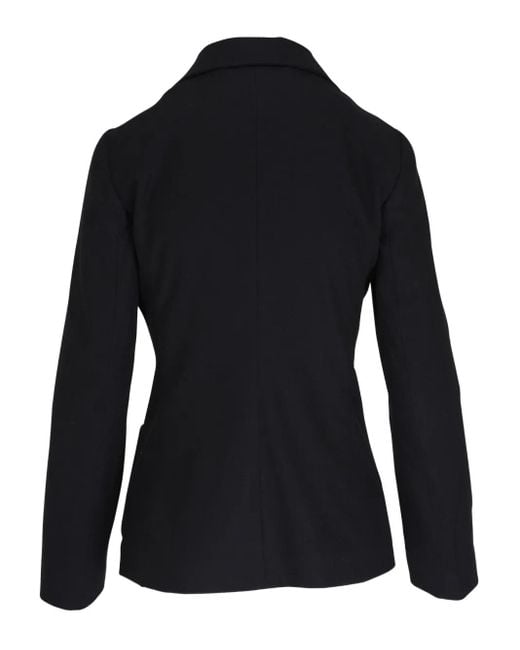 Kiton Black Patch-Pocketed Blazer