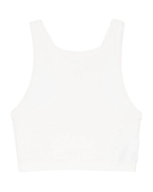 Calvin Klein White Pamela Crop Top