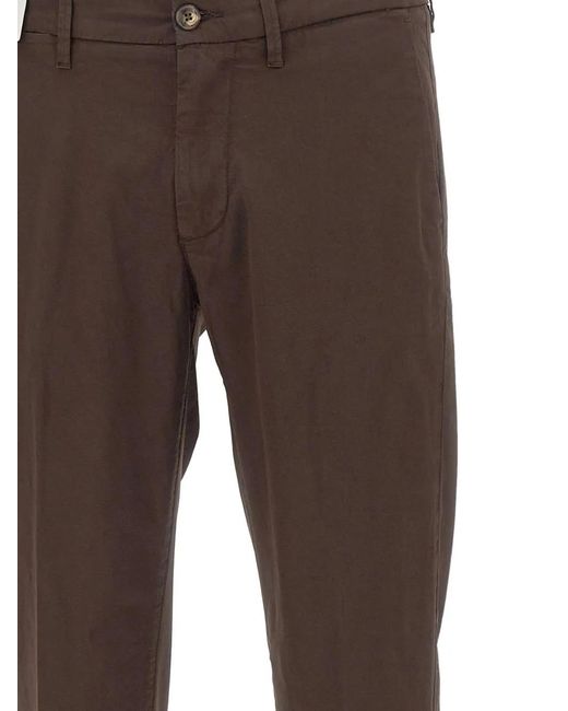 Re-hash Brown Mucha Button Chinos for men