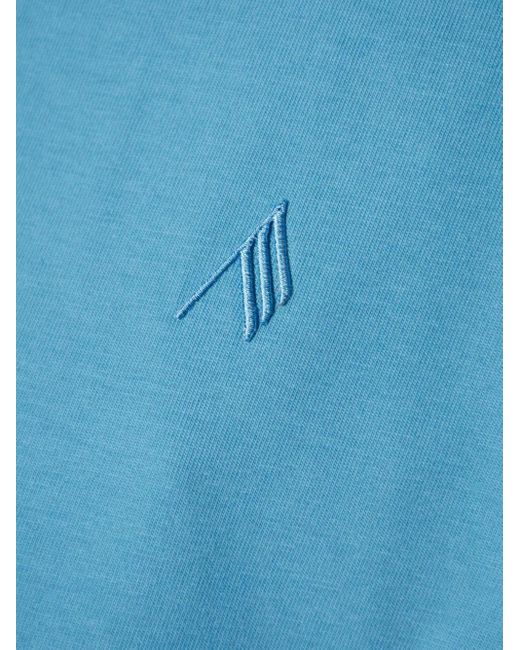 T-Shirt Con Ricamo di The Attico in Blue