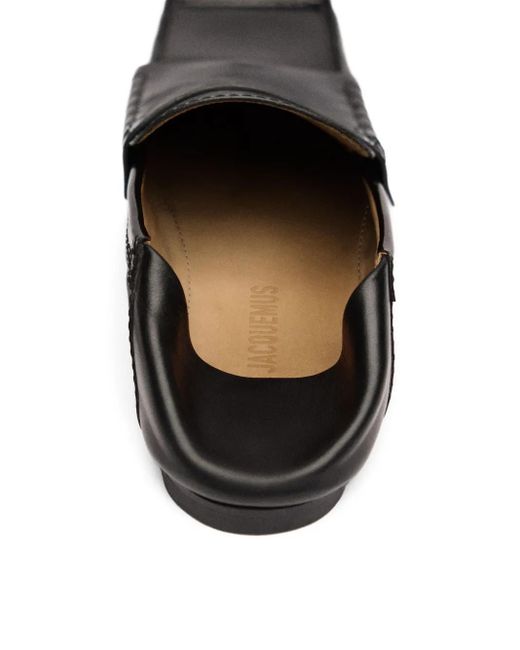 Jacquemus Black Les Carré Loafers for men