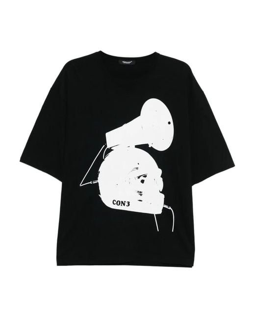 Undercover Black Crew-Neck T-Shirt for men