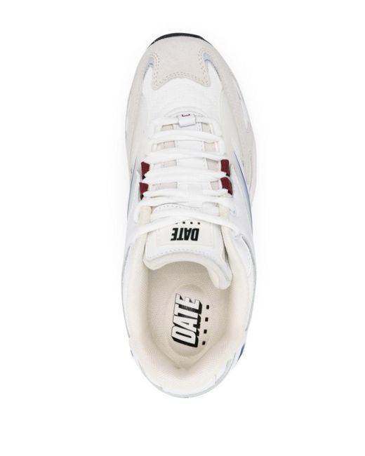 Sneakers SN23 con inserti di Date in White da Uomo