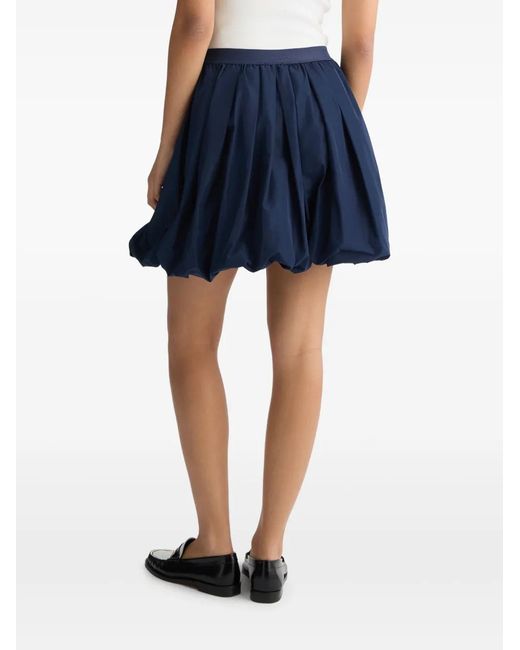 Liu Jo Blue Taffeta Mini Skirt