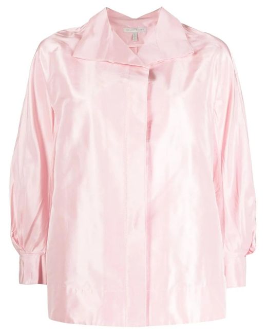 Shiatzy Chen Blouse Met Brede Kraag in het Pink