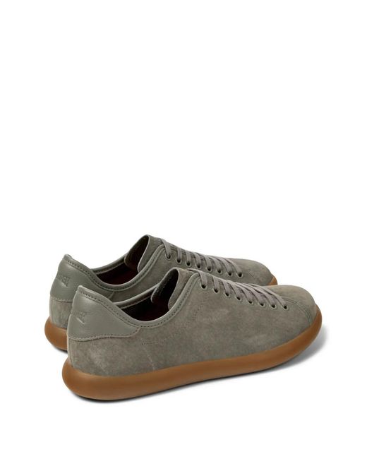 Camper Gray Pelotas Soller Lace-Up Sneakers for men