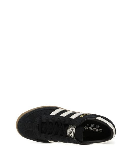Adidas Black Handball Spezial Bold Stripes Sneakers