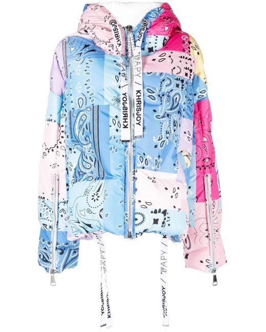 BAPY BY *A BATHING APE® Blue Wendbare Steppjacke