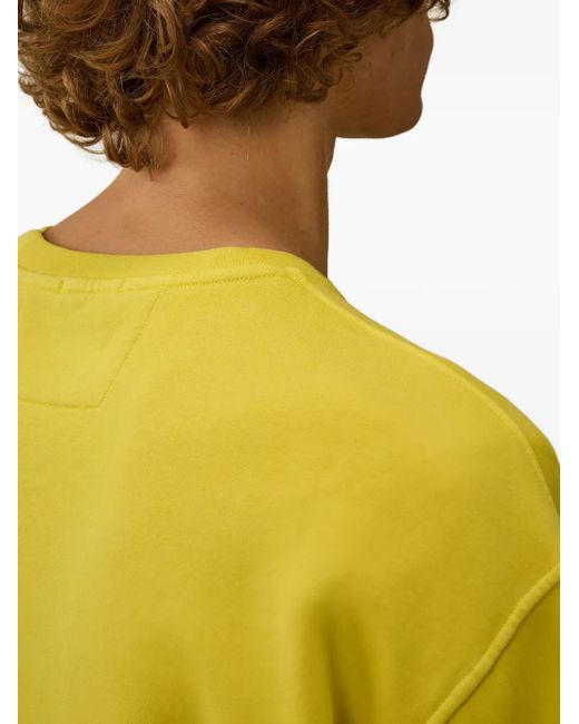 メンズ C P Company レンズポケット スウェットシャツ Yellow