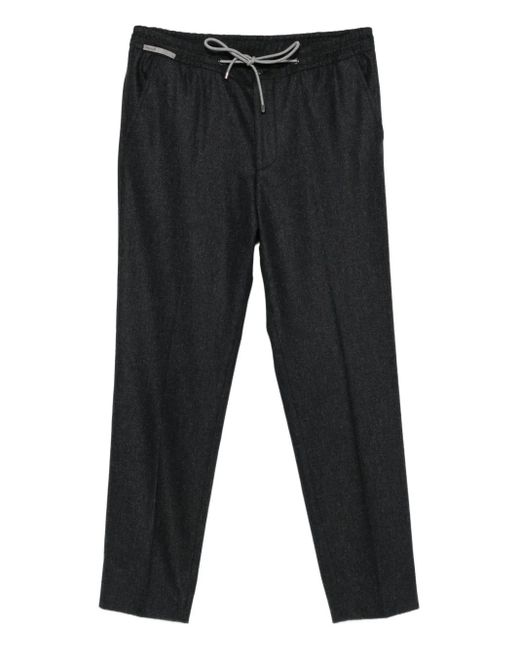 Corneliani Hose mit Kordelzug in Black für Herren