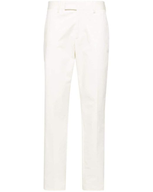 Pantalon chino Eqlyone à coupe fuselée Lardini pour homme en coloris White