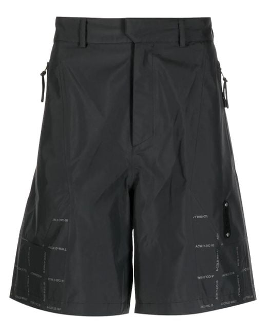 A_COLD_WALL* Black Grisdale Storm Cargo Shorts for men