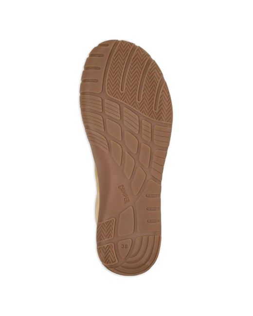 Camper White Peu Path+ Leather Sneakers