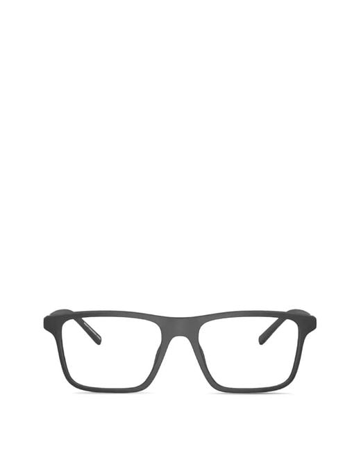 ARMANI EXCHANGE Black Square-Frame Glasses for men