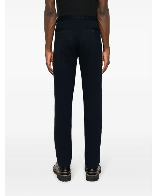 Circolo 1901 Blue Pressed-Crease Drawstring Trousers for men