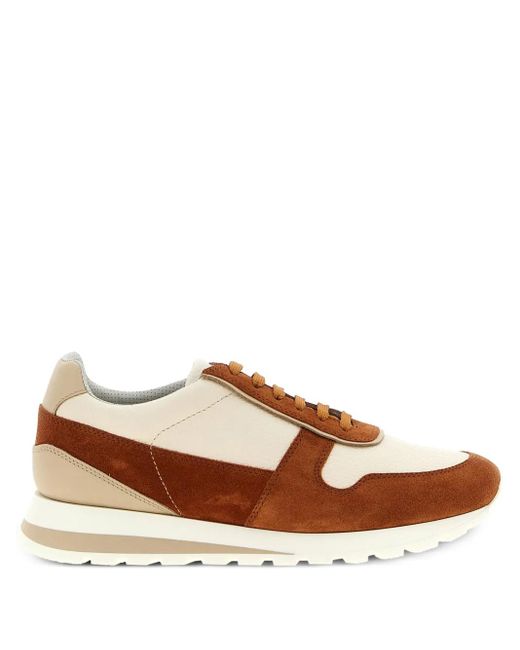 Brunello Cucinelli Sneakers aus Wildleder in Brown für Herren