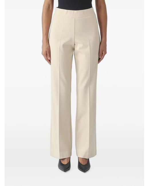 MEIMEIJ Natural Pressed-Crease Tailored Trousers