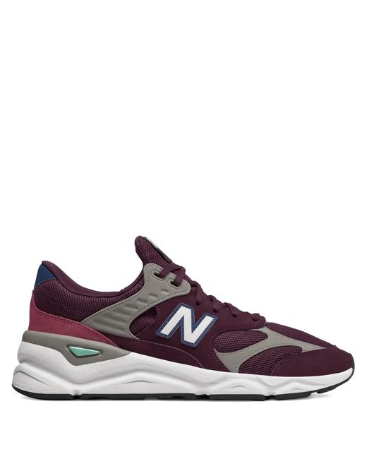 New Balance Purple X-90 Reconstructed Low-Top Sneakers for men