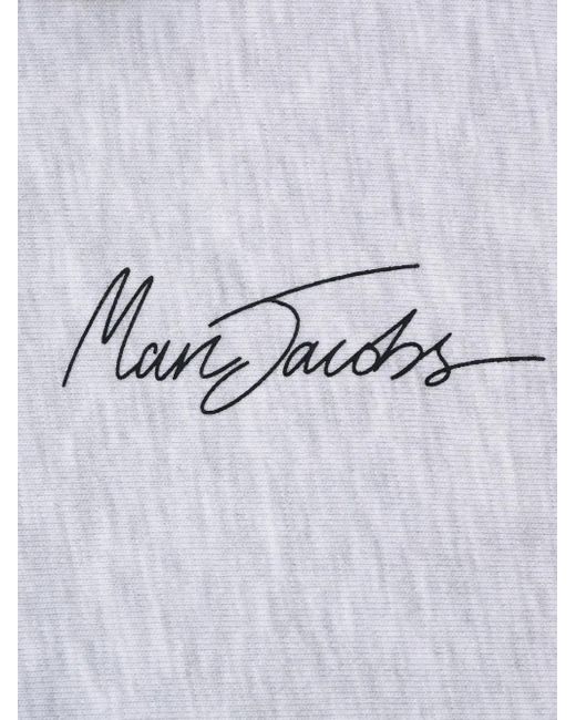 Felpa Con Stampa E Cappuccio di Marc Jacobs in Gray