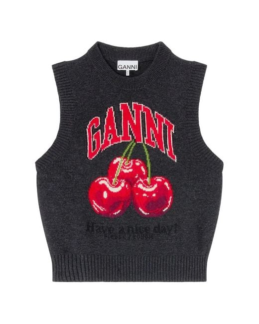 Ganni Black Tops