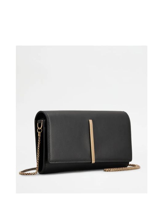 Tod's Black Leather Wallet