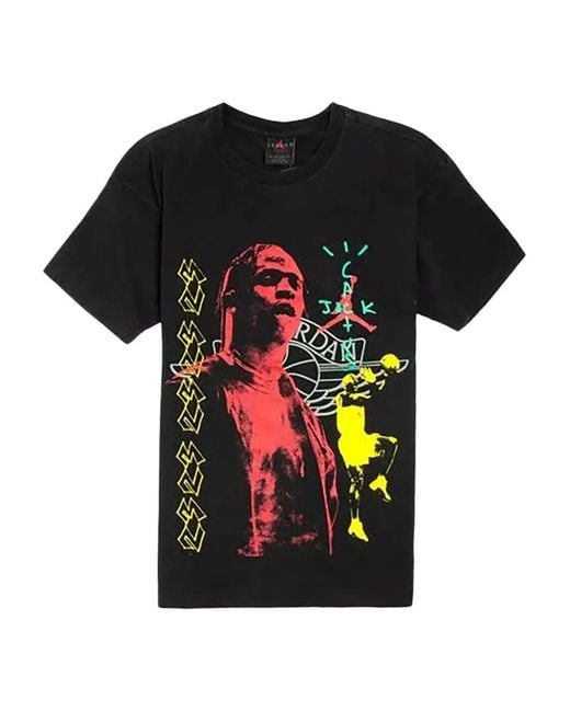 Nike Black Mj 1 Graphic-Print T-Shirt for men