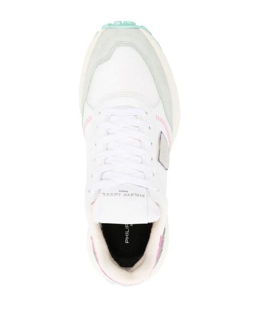 Baskets À Patch Logo Philippe Model en coloris White