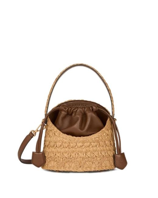 Etro Metallic Small Saturno Bucket Bag