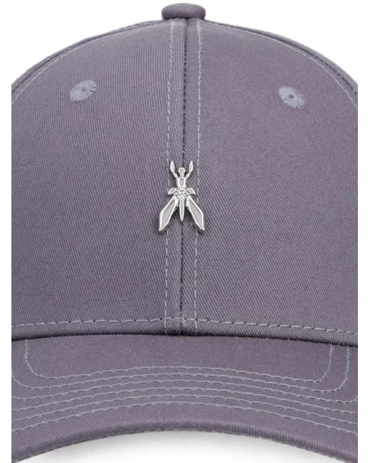 Patrizia Pepe Purple Fly-Logo Baseball Cap