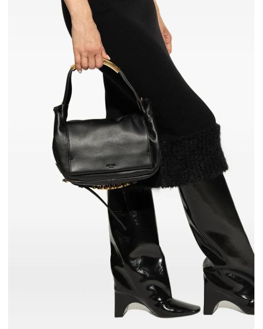 Moschino Black Handle-Detail Cross Body Bag